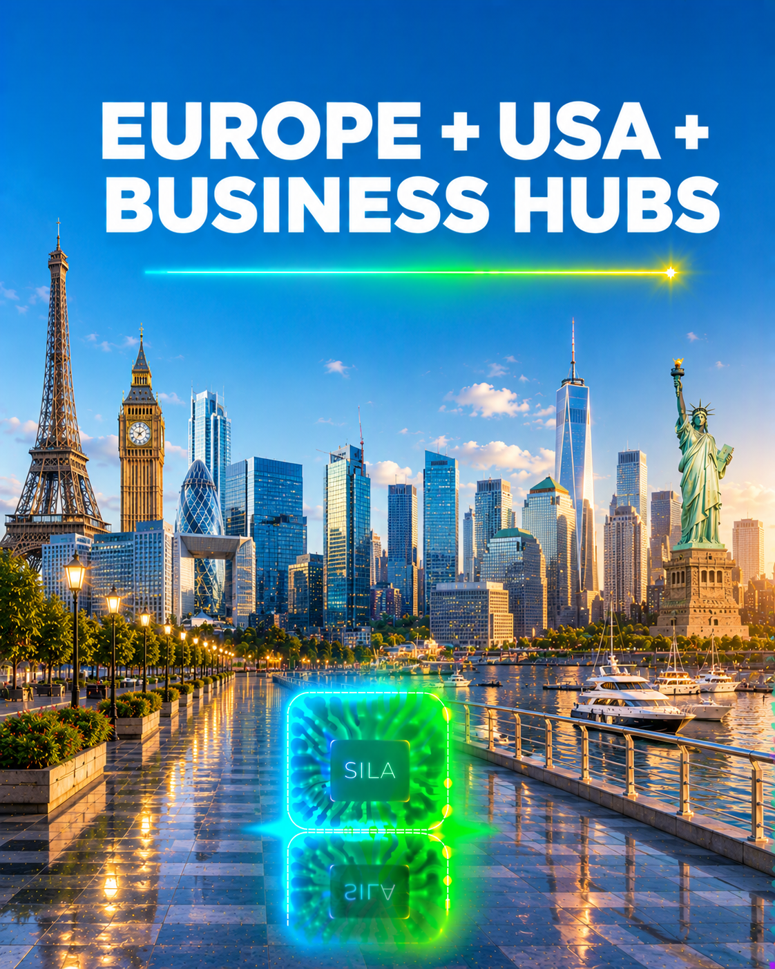 Europe + USA + Business Hubs eSIM